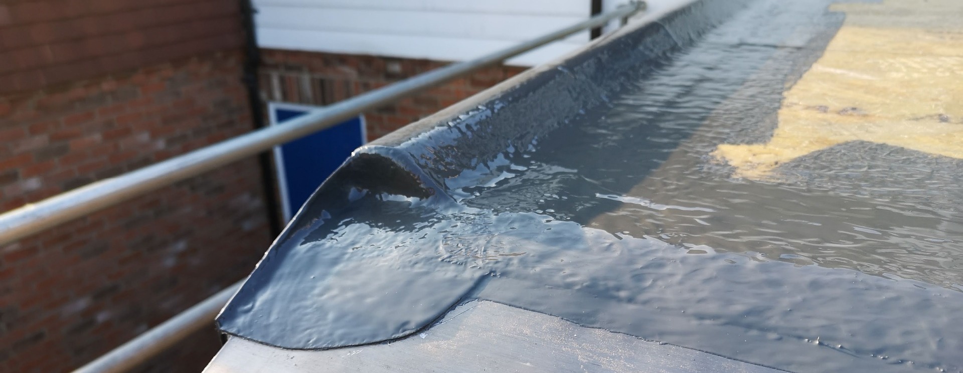 GRP gutters and gulleys